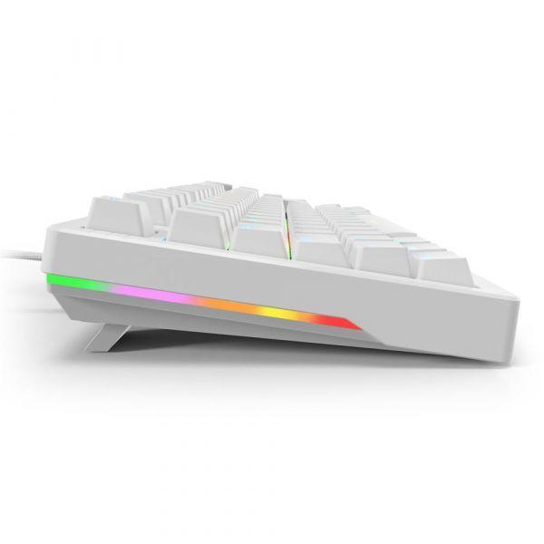 Teclado SHARKOON SKILLER SGK25 (Alemão - Huano Red - 75% - Branco), miniatura 4