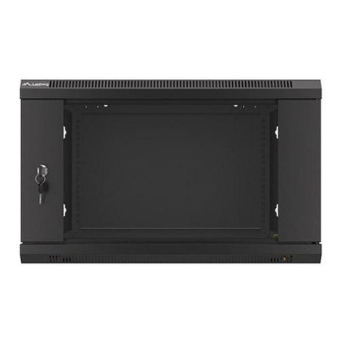 Armário Rack de Parede LANBERG WF01-6606-10B (6U - 19" - 600 x 600 x 374 mm - Preto) — miniatura 3