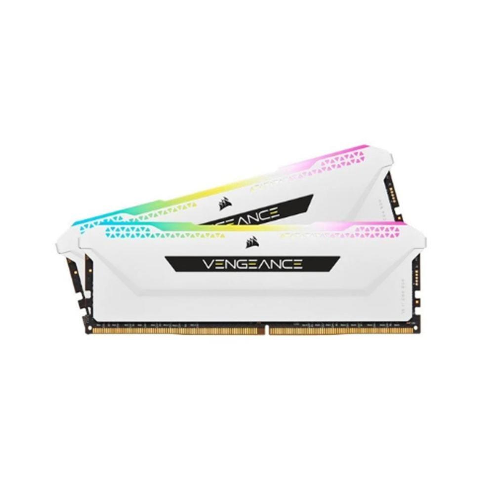 Memória RAM CORSAIR CMH16GX4M2E3200C16W (3200 MHz - 16 GB - DIMM)
