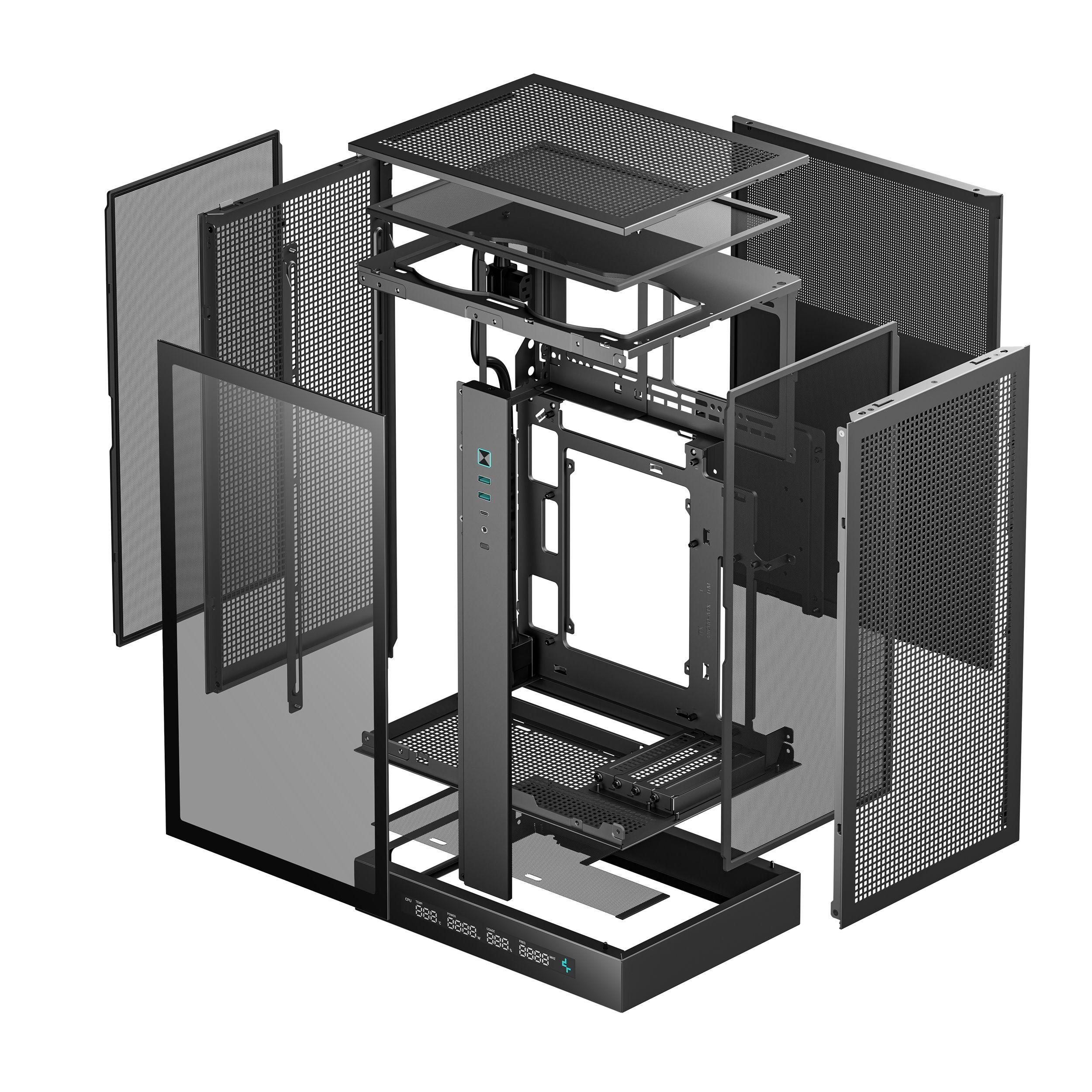Caixa PC DEEPCOOL CH270 Digital (micro ATX, Mini-ITX - Mini Tower - Micro-ATX, Mini-ITX - Preto) — miniatura 10