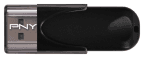 Pen USB PNY Attaché 4 (64 GB - Tampa - USB Type-A - Preto)