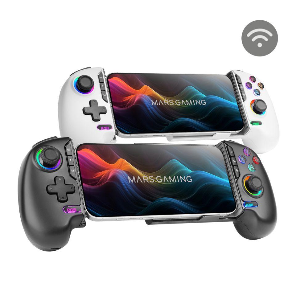 Comando MARS GAMING MGPXPRO (PlayStation/Nintendo Switch - USB Type-A para USB Type-C - Com fios e sem fios - Preto) — miniatura 6