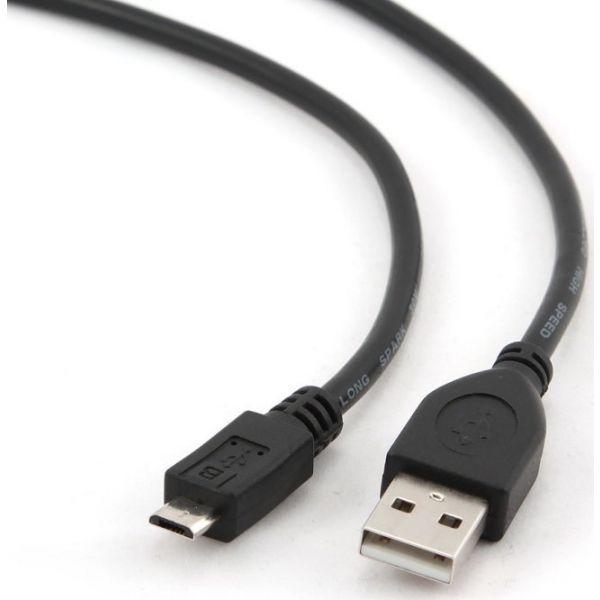 Cabo USB GEMBIRD CCP-mUSB2-AMBM-1M (1 m - USB A - Micro-USB B - Preto) — miniatura 4