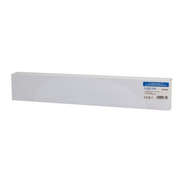 Painel de Gestão de Cabos LOGILINK OR106B (1 unidade - Preto), miniatura 7