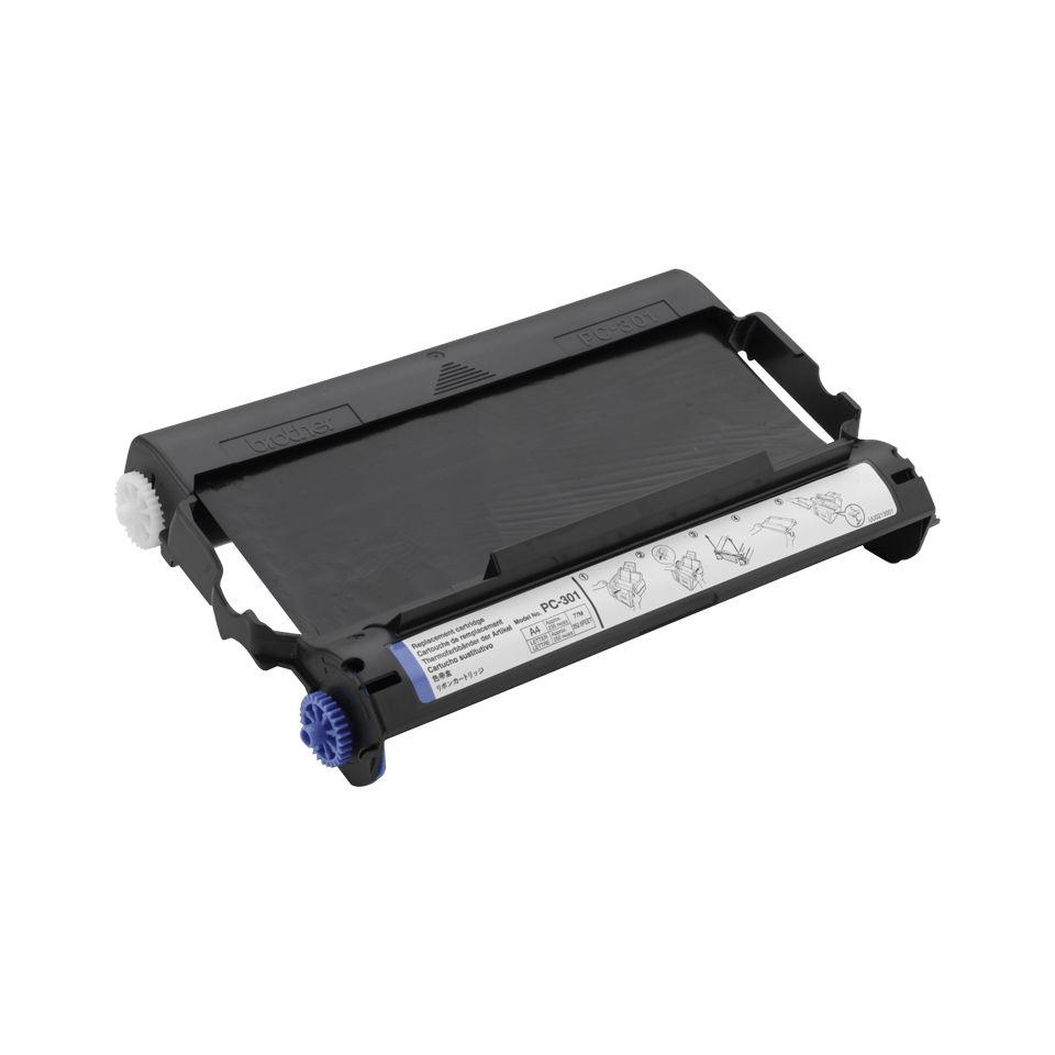 Cartucho de Fax com Fita de Transferência BROTHER PC301 (235 páginas - Preto)