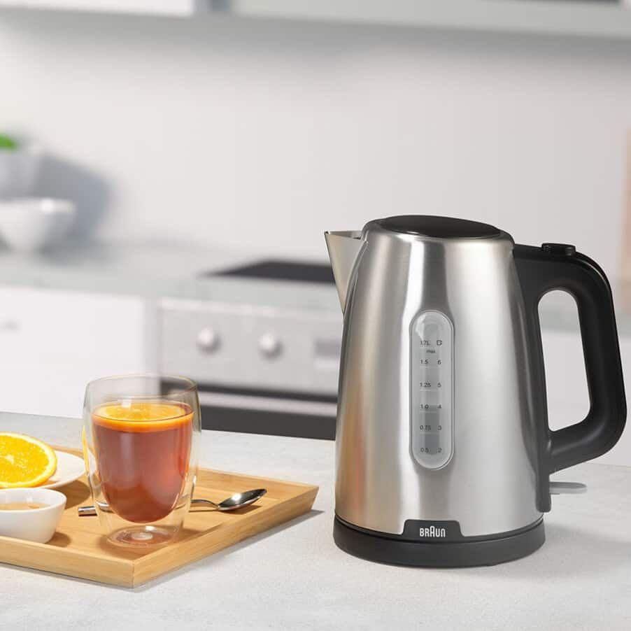 Jarro Elétrico BRAUN PurShine WK 1500 (2200 W - 1,7 l - Metal - Preto/Inox), miniatura 5