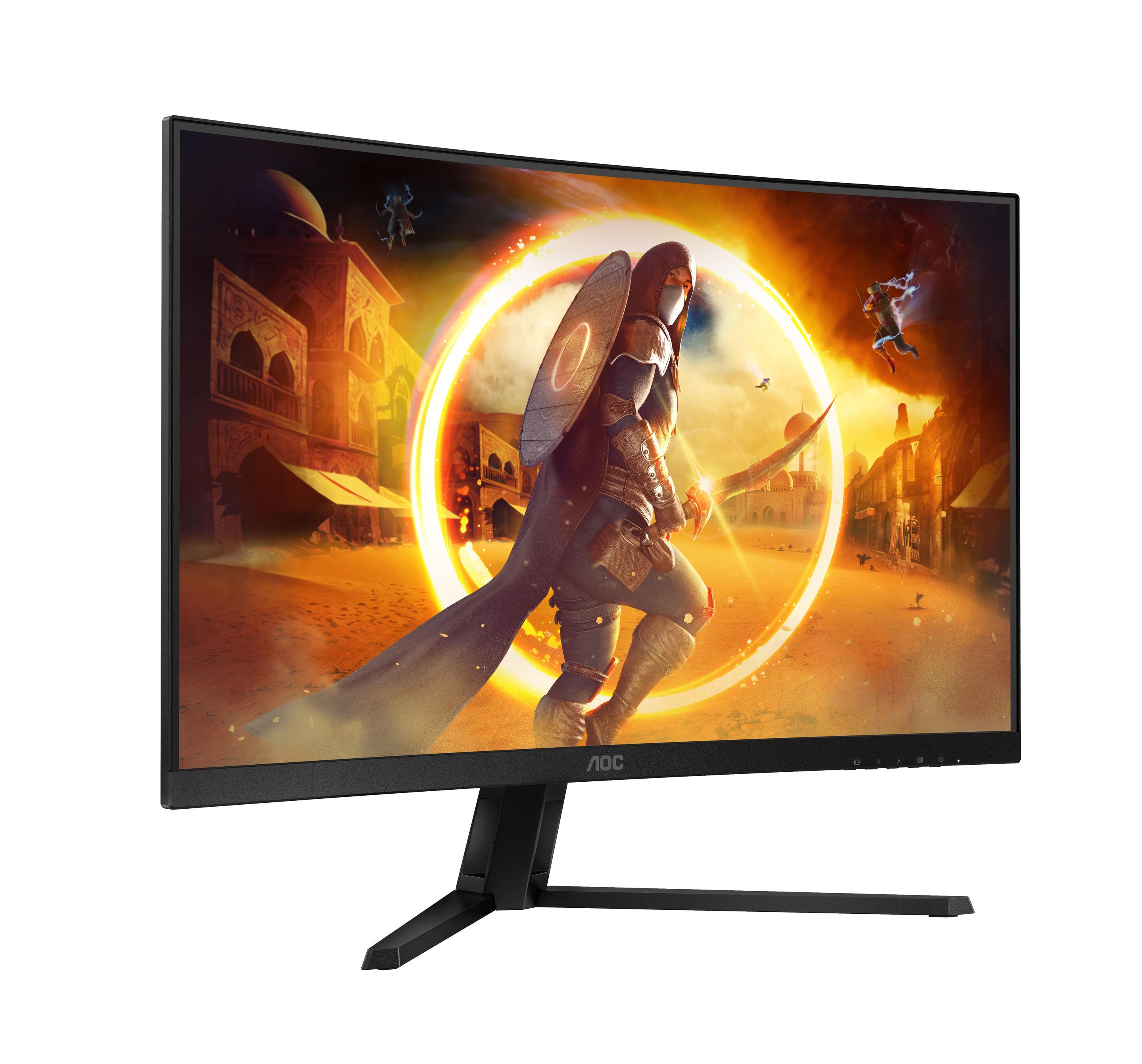 Monitor AOC CQ32G4VE (31,5" - Fast VA - 180 Hz - Preto/Cinzento) — miniatura 7