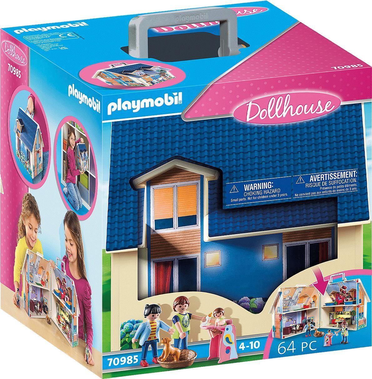 Maleta Casa de Bonecas PLAYMOBIL 70985 (4 a 10 anos - Multicor)