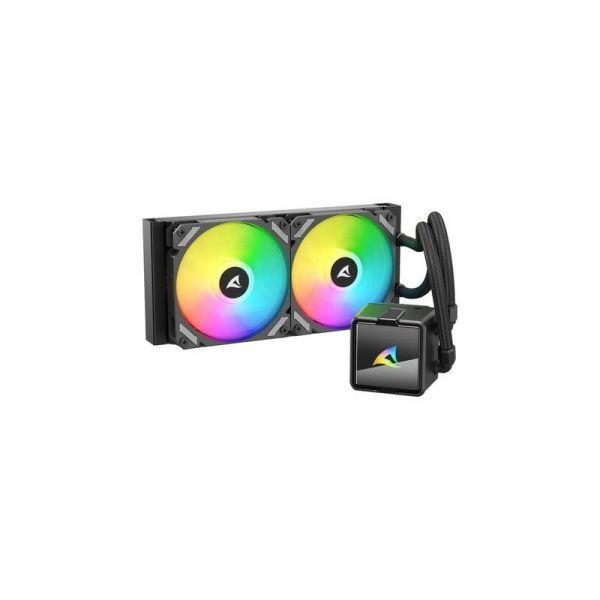 Sistema de Refrigeração Líquida para CPU SHARKOON S50 ARGB AIO (ARGB - Preto)