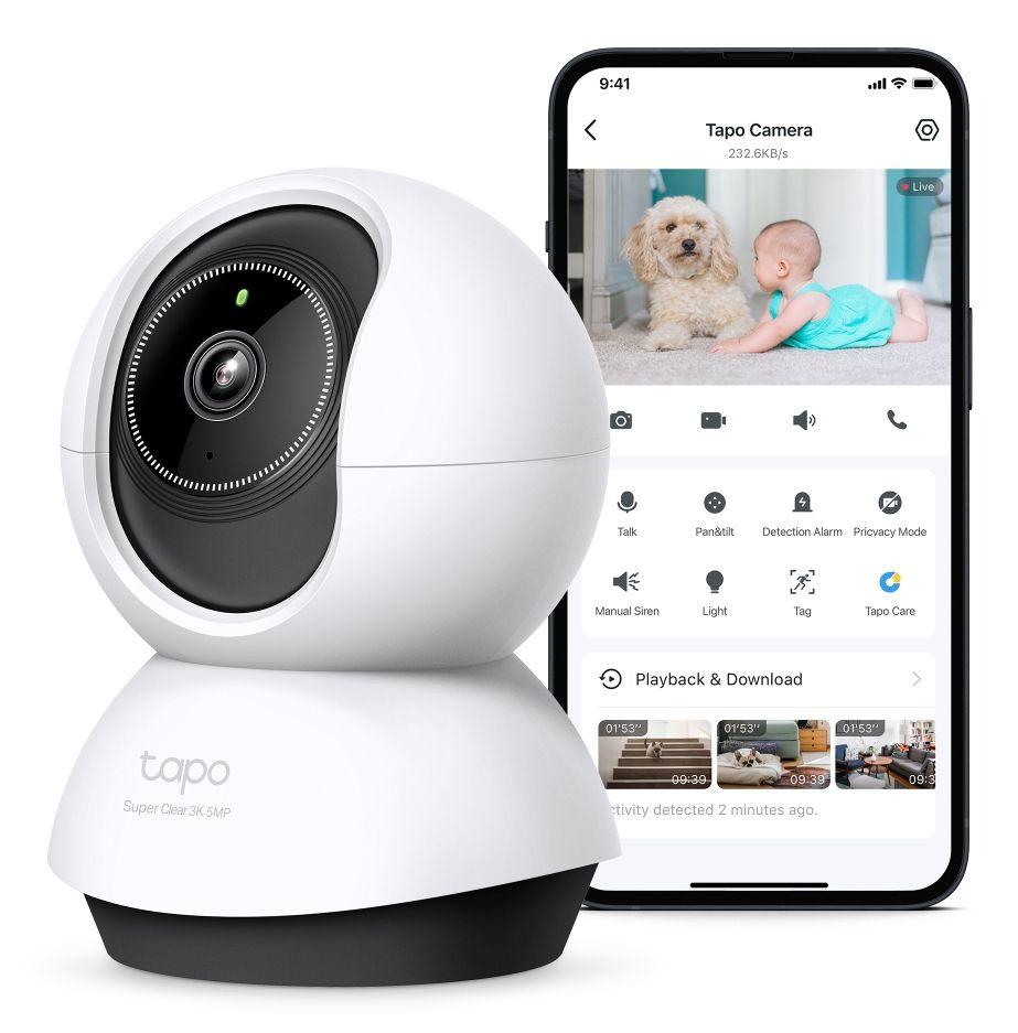 Câmara de Segurança IP TP-LINK Tapo TC74 (Interior - 5 MP - 2880 x 1620 pixels - Preto e Branco), miniatura 5