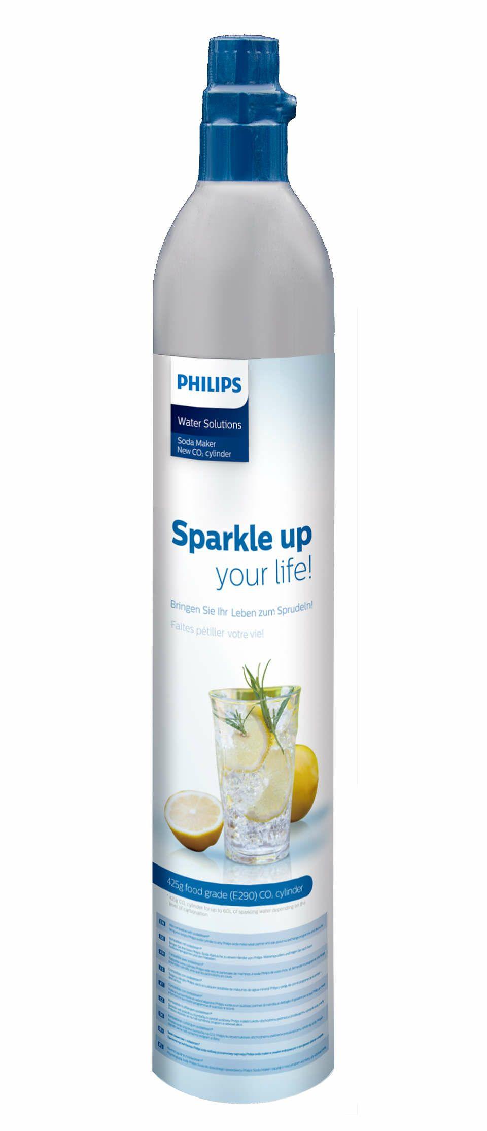 Cilindro de CO2 para Soda PHILIPS ADD913/10 (Metalizado)