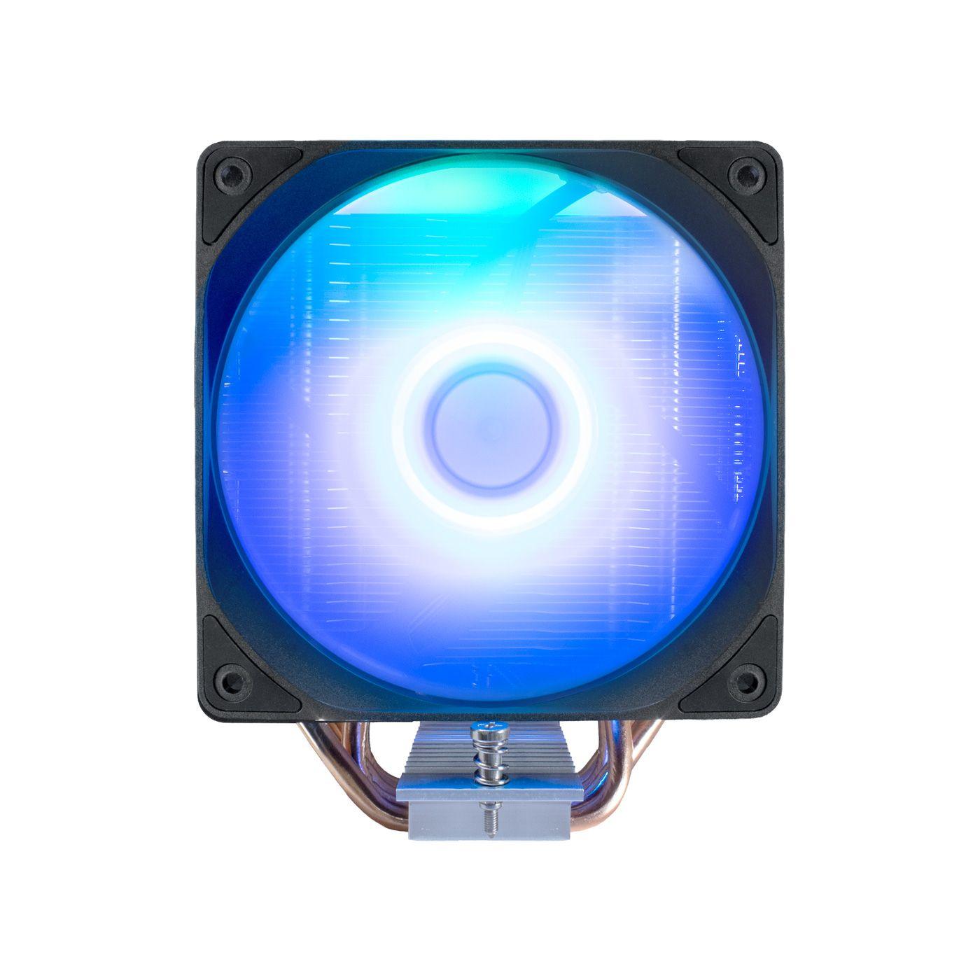 Dissipador de CPU COOLBOX Infinite Air120 (120 mm - 1800 RPM - Multi - Alumínio e Preto) — miniatura 2