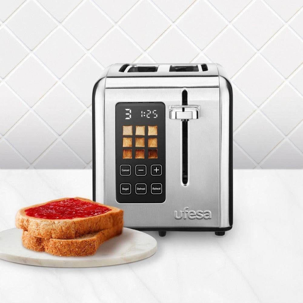 Torradeira UFESA Perfect Toaster (950 W - 2 fatias - Aço inoxidável - Inox e Preto), miniatura 2