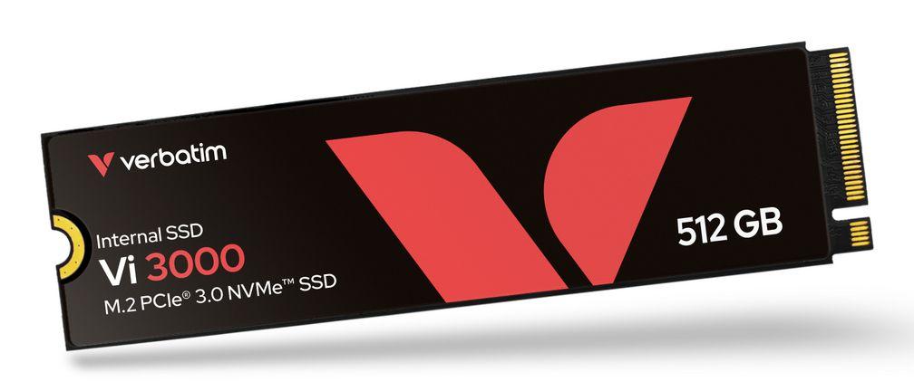 SSD VERBATIM Vi3000 512GB (512 GB - M.2 - PCIe 3.0 NVMe - Preto) — miniatura 2