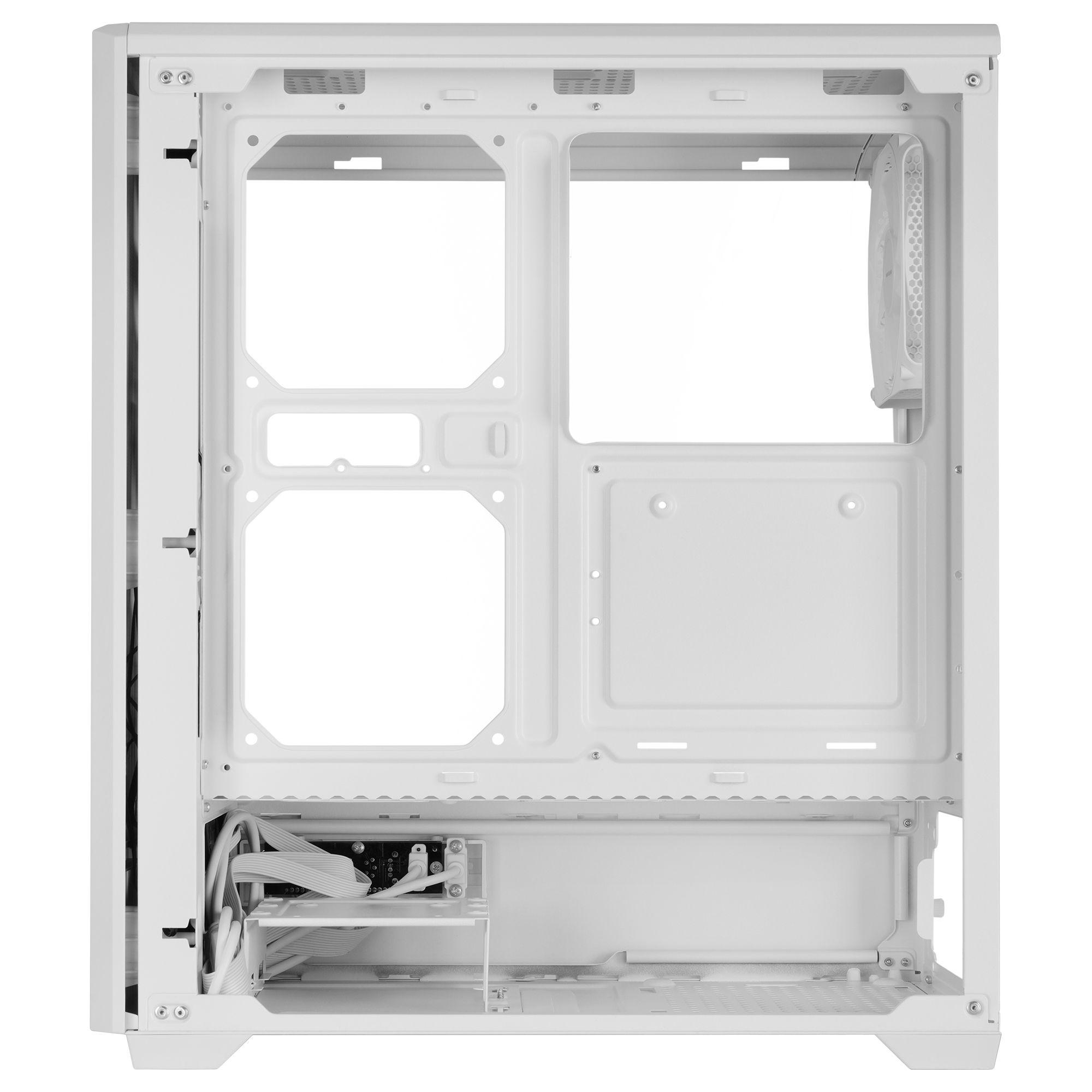 Caixa de Computador MARS GAMING MC-QUANTUMW (ATX, Micro ATX, Mini-ITX - Midi Tower - Vidro temperado - Branco) — miniatura 8