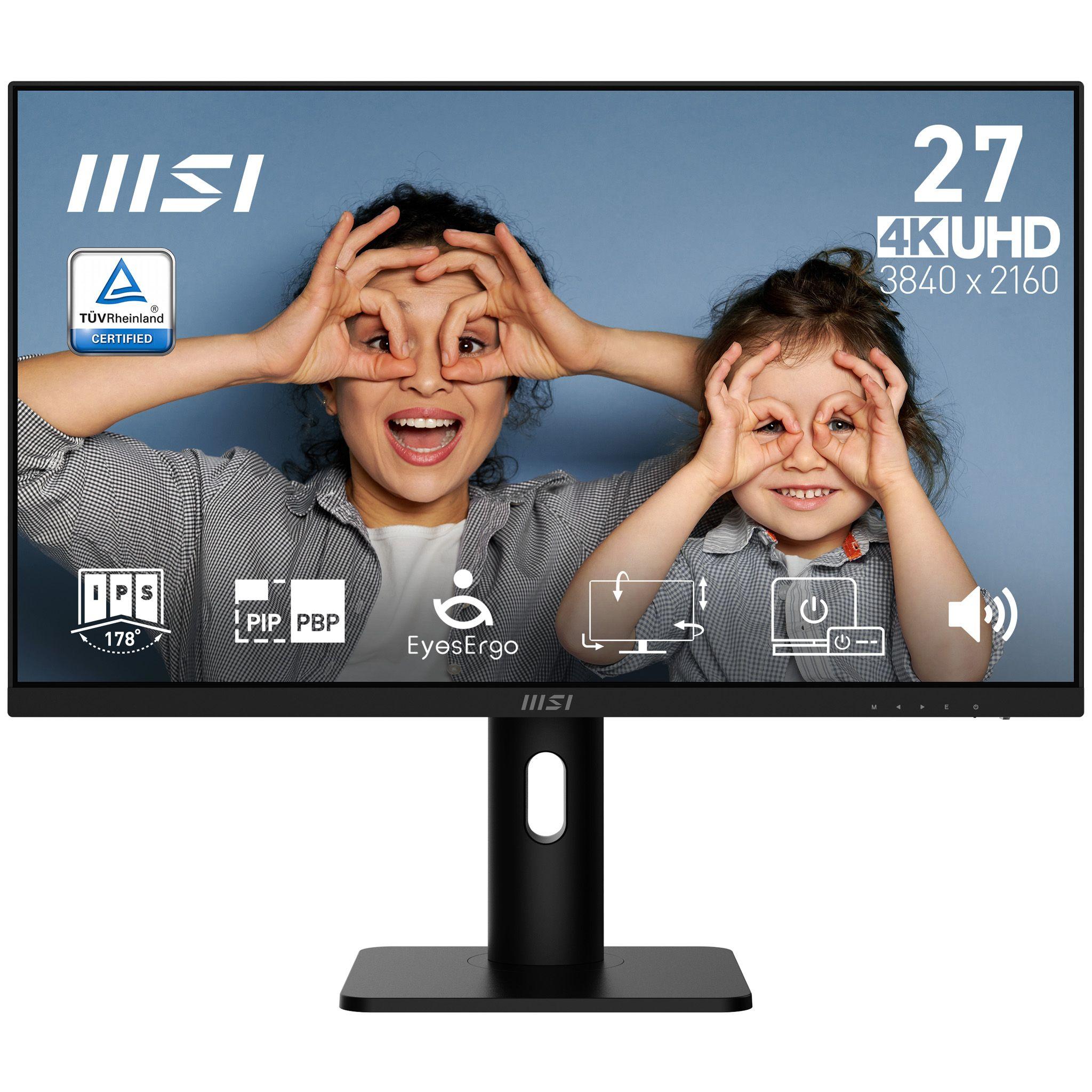 Monitor MSI PRO MP273UP E6 (27" - IPS - 60 Hz - Preto)