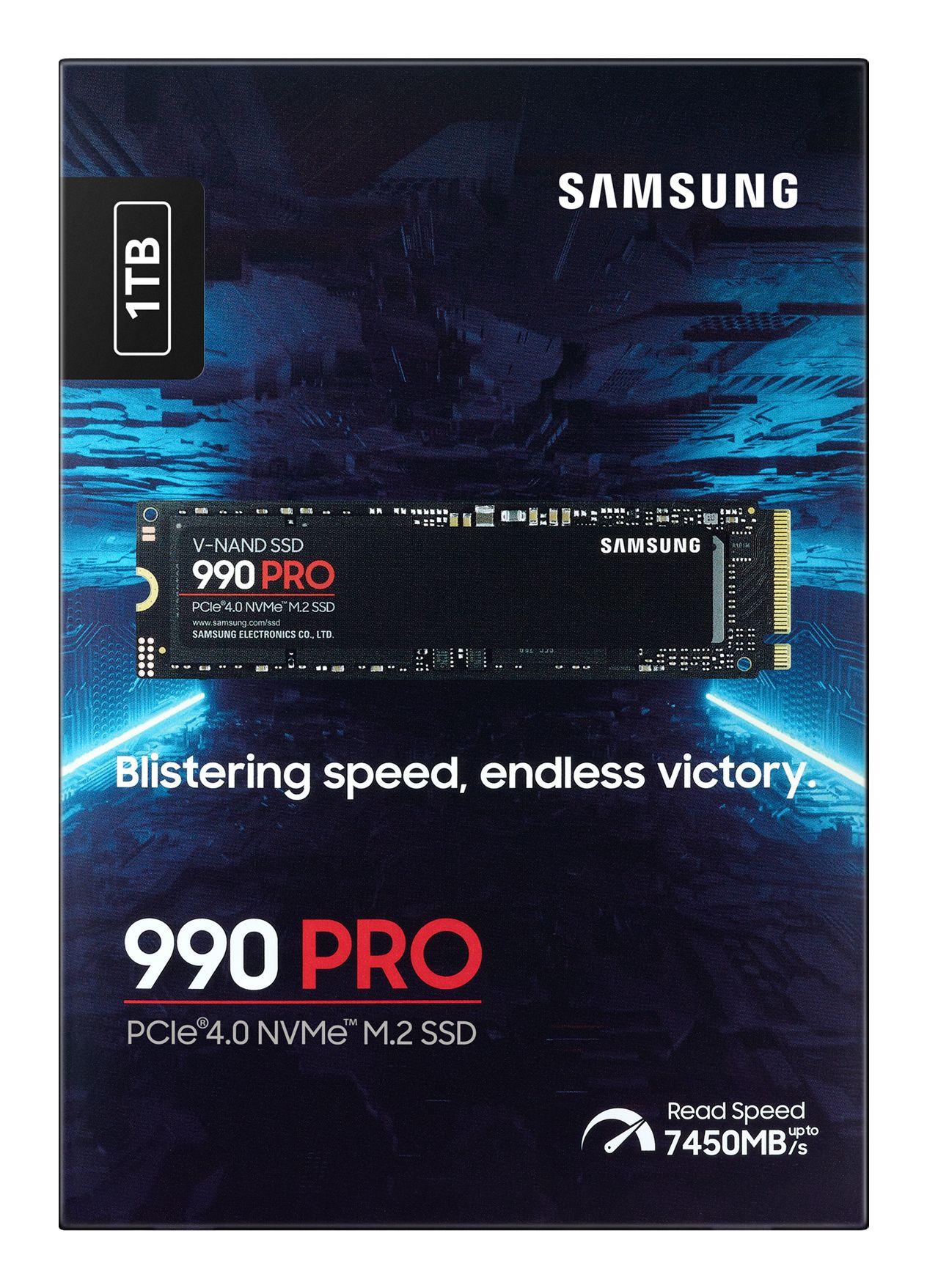 SSD SAMSUNG 990 PRO MZ-V9P1T0BW (1 TB - M.2 2280 - PCI Express 4.0 NVMe - Preto) — miniatura 6