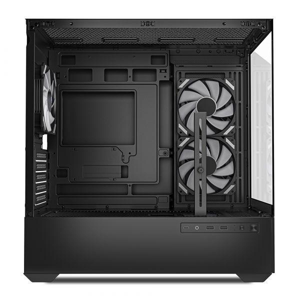Caixa PC SHARKOON MK6 RGB (micro ATX, Mini-ITX - Midi Tower - RGB multicolorida - Branco) — miniatura 4