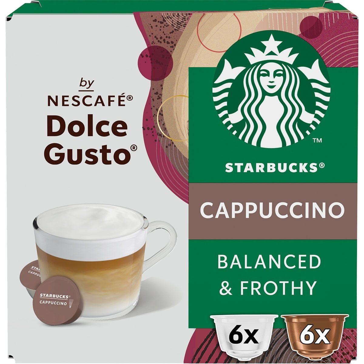 Cápsulas de Café NESTLE 12538750 Starbucks Cappuccino (Dolce Gusto)