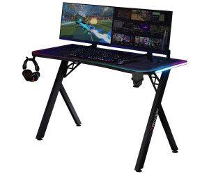 Mesa de Cabeceira Gaming XROCKER Carbon-Tek (Preto)