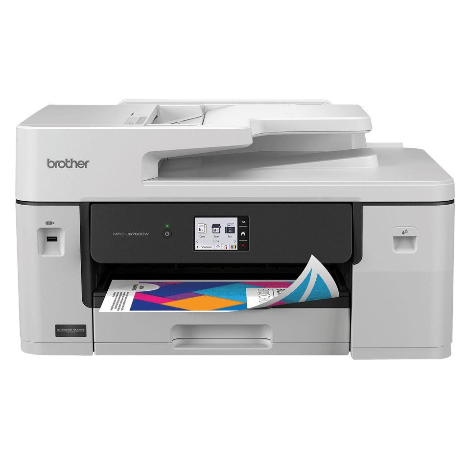 Impressora Multifunções Jato de Tinta BROTHER MFC-J6760DWE (A3 - Impressão a cores - 251 folhas - Preto e Branco)