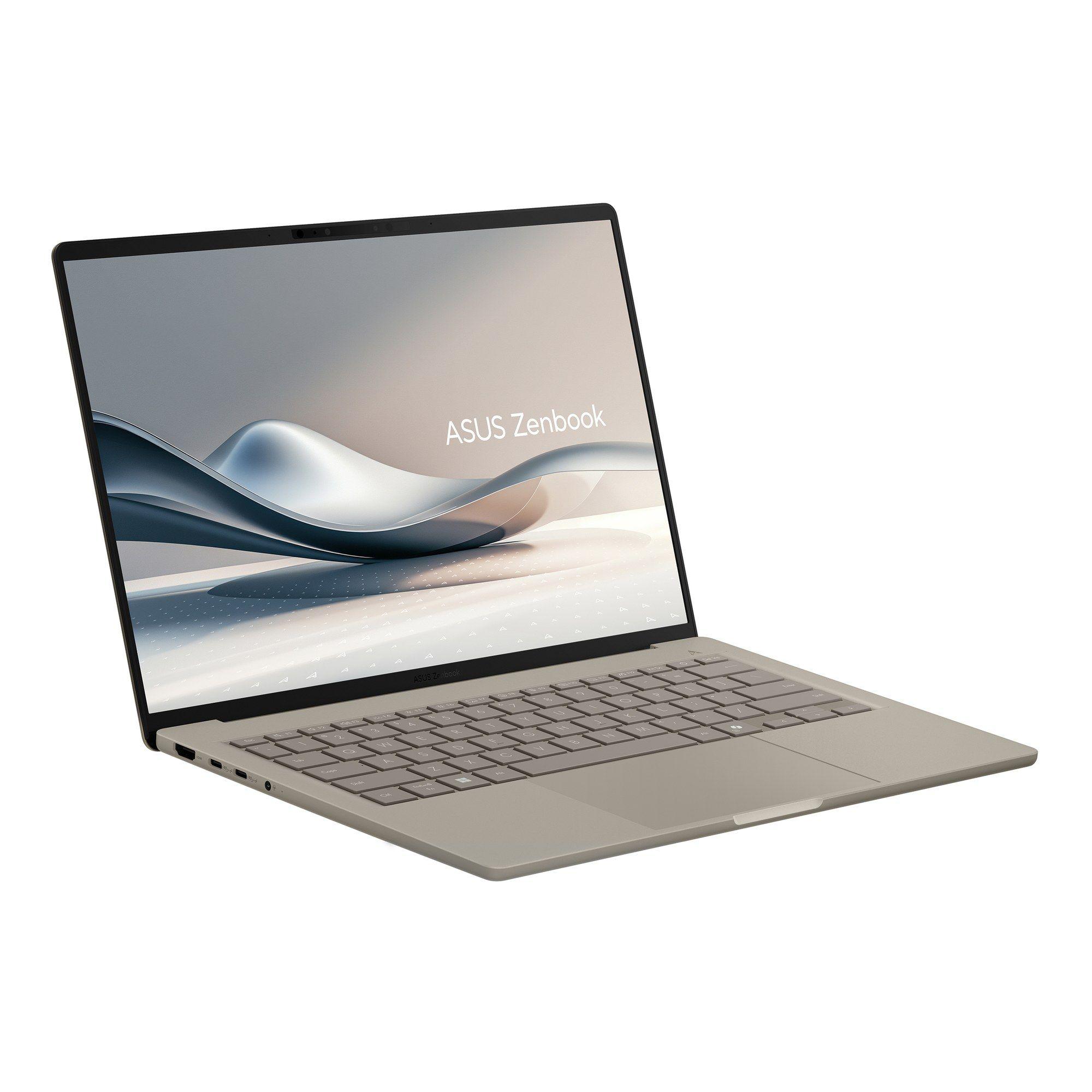 Computador Portátil ASUS Zenbook A14 UX3407QA-X1PBOHDGP1 (14" OLED WUXGA - Snapdragon X X1-26-100 - 32 GB - 512 GB SSD - Bege) — miniatura 3