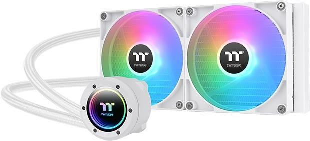 Sistema de Refrigeração Líquida All-in-One THERMALTAKE TH280 V2 ARGB Sync Snow Edition (14 cm - 1800 RPM - Multicolor - Branco)