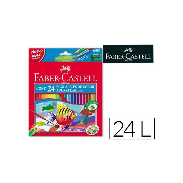 Lápis de Cor Aguareláveis FABER-CASTELL 114425 (Madeira - Sortido), miniatura 2
