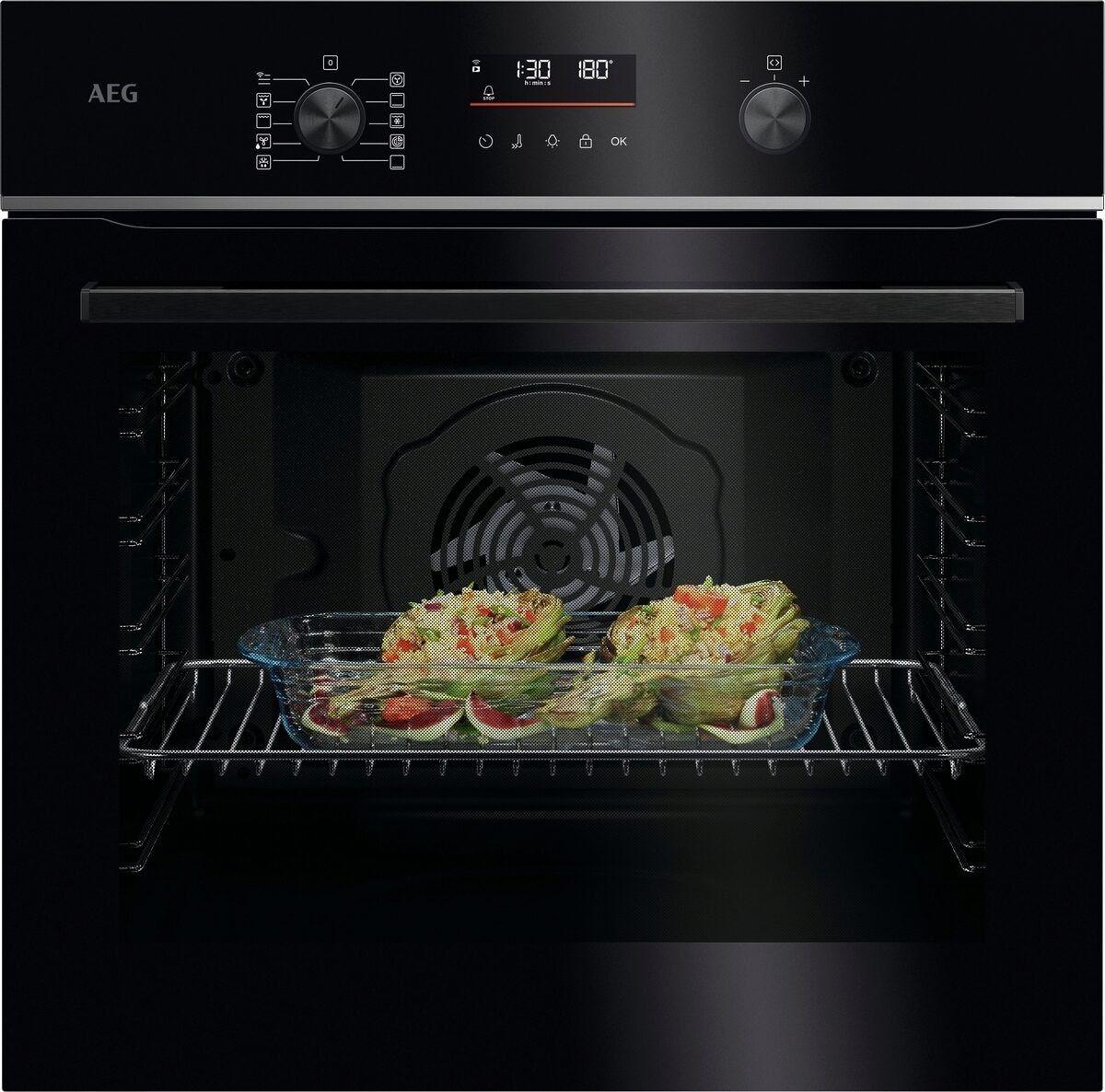 Forno Encastre AEG 5000 Series OU5PB41WSB (Forno elétrico - 72 l - 30-300 °C - Preto)