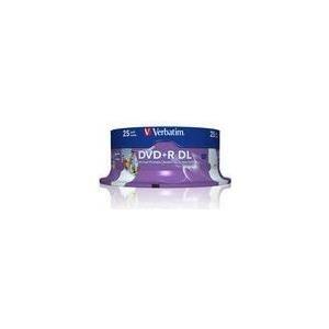 DVD+R DL Imprimível VERBATIM 43667 (8,5 GB - 8x - 25 unidades)