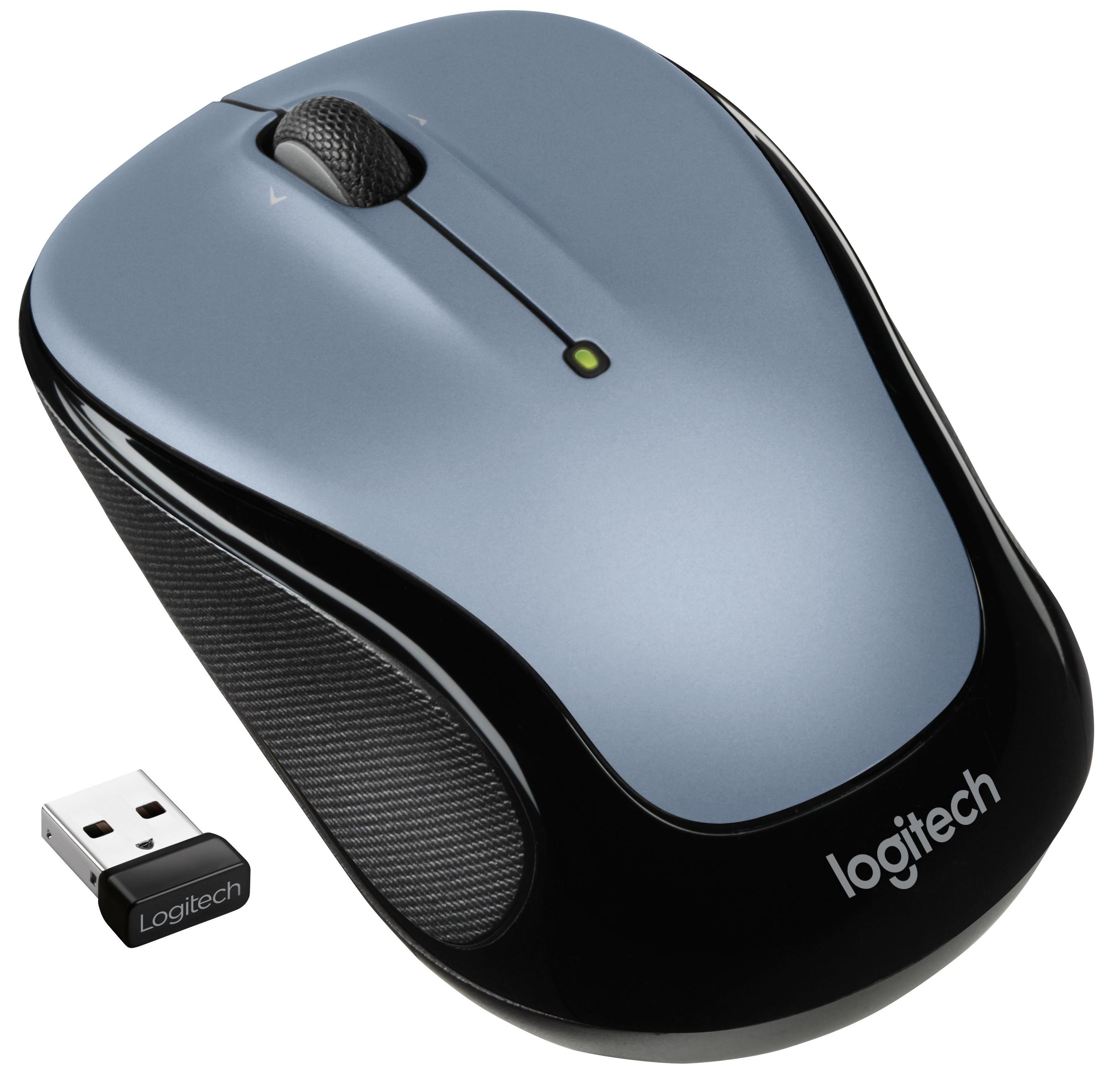 Rato LOGITECH M325s (Ambidestro - 1000 DPI - Ótico - Prateado-claro)