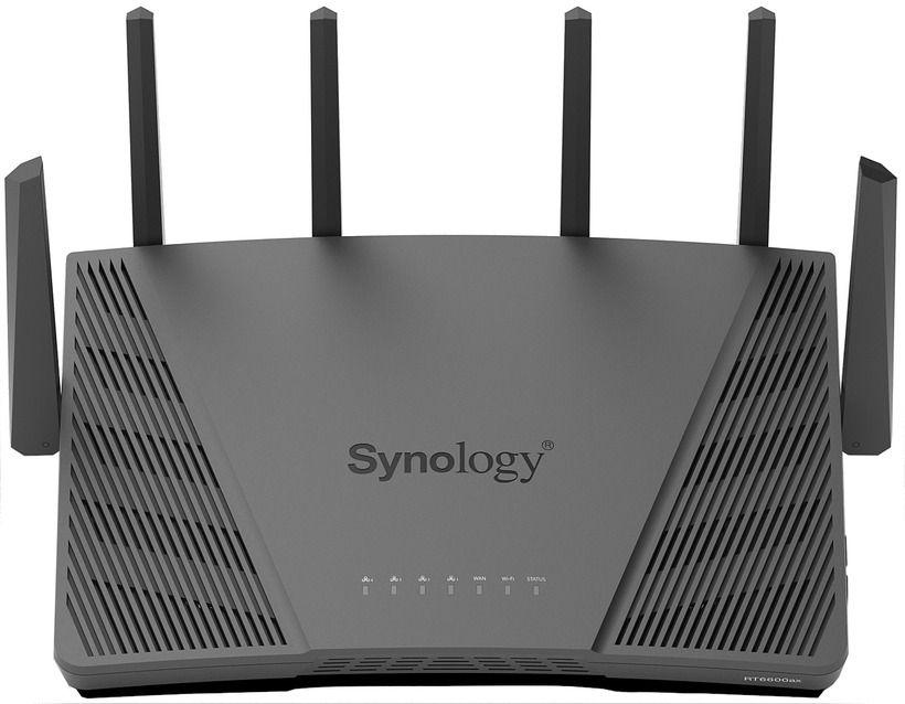 Router SYNOLOGY RT6600ax (Wi-Fi 6E - 4800 Mbit/s - RJ-45 - Preto) — miniatura 3