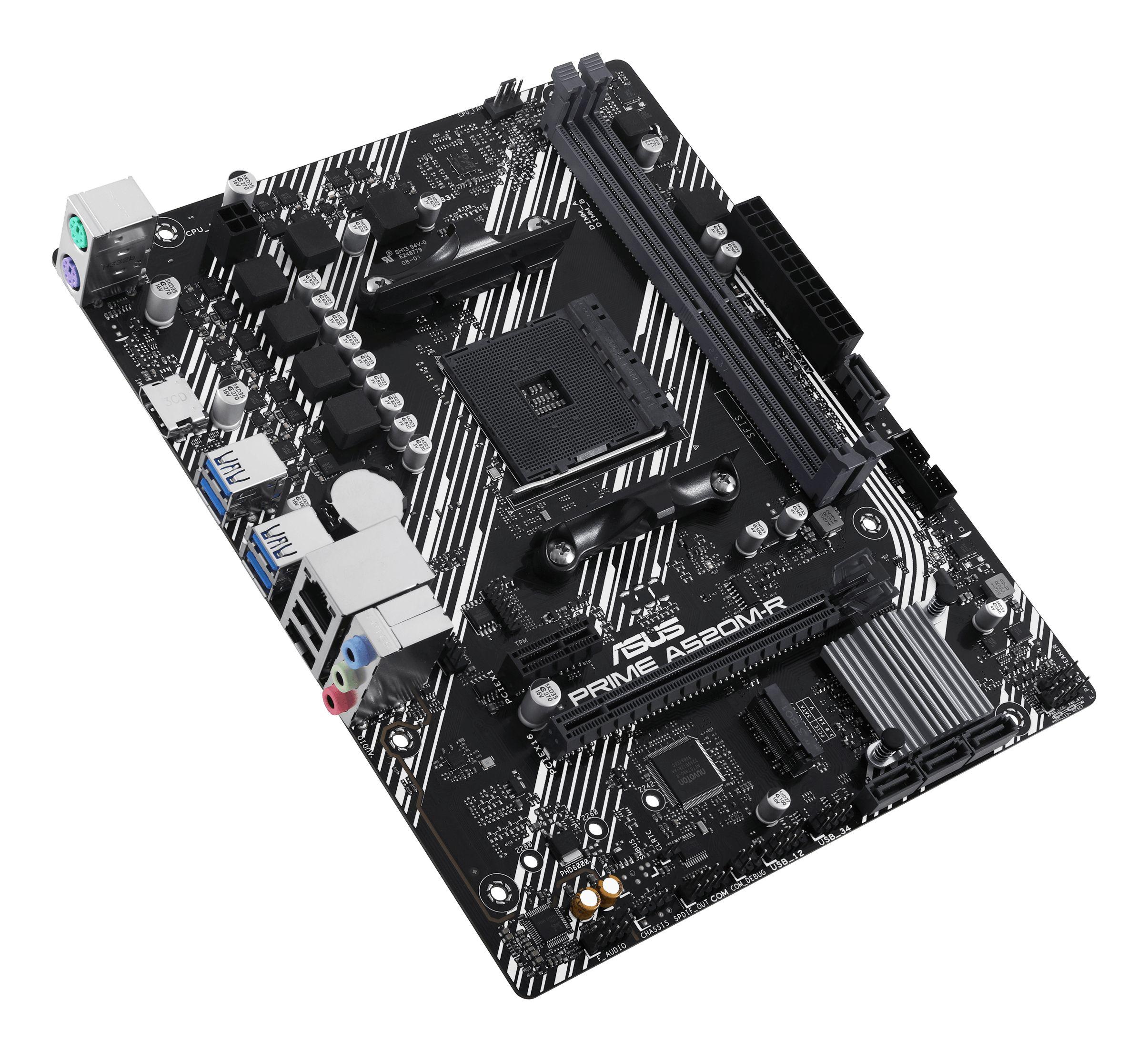 Motherboard ASUS PRIME A520M-R (AM4 - micro ATX - Duplo canal - Preto), miniatura 5