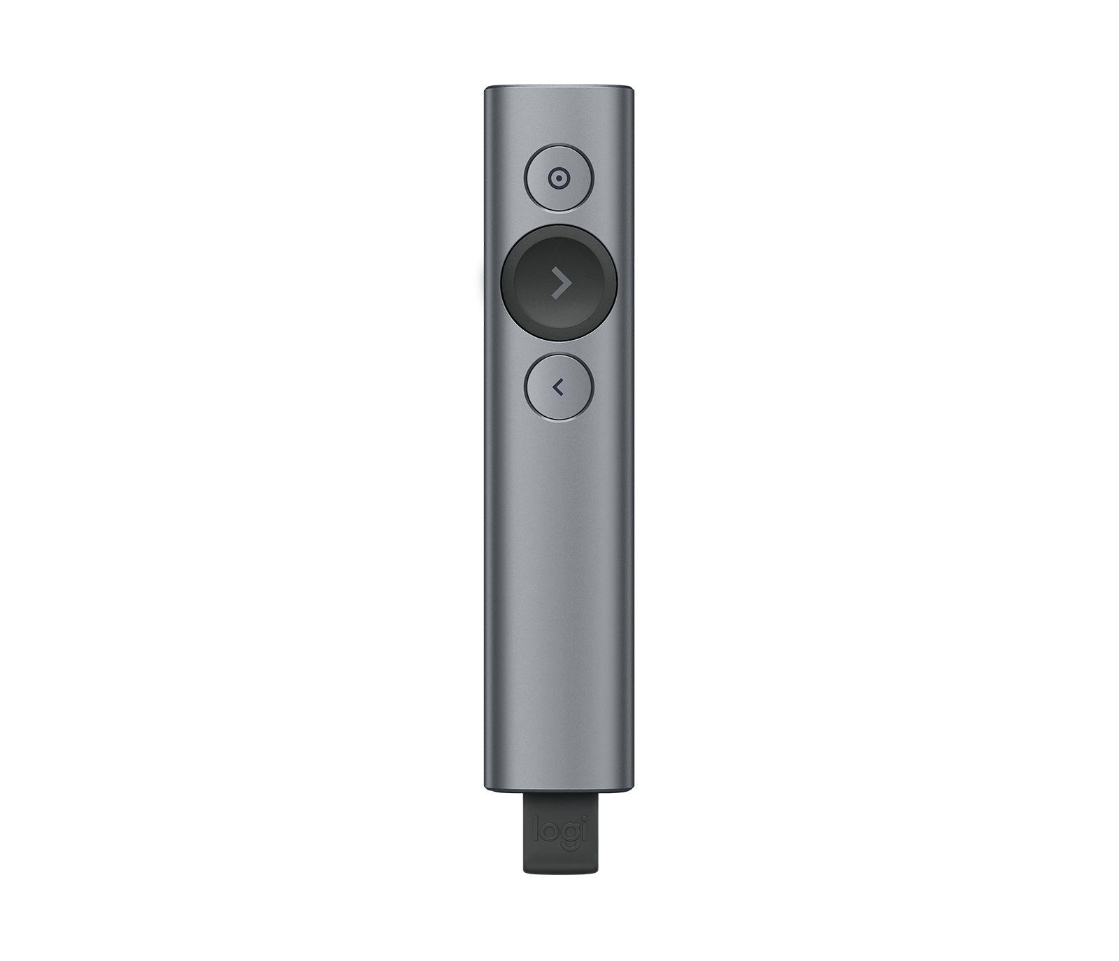 Comando de Apresentações LOGITECH Spotlight Plus (Bluetooth e radiofrequência - Windows e macOS - Cinzento) — miniatura 2