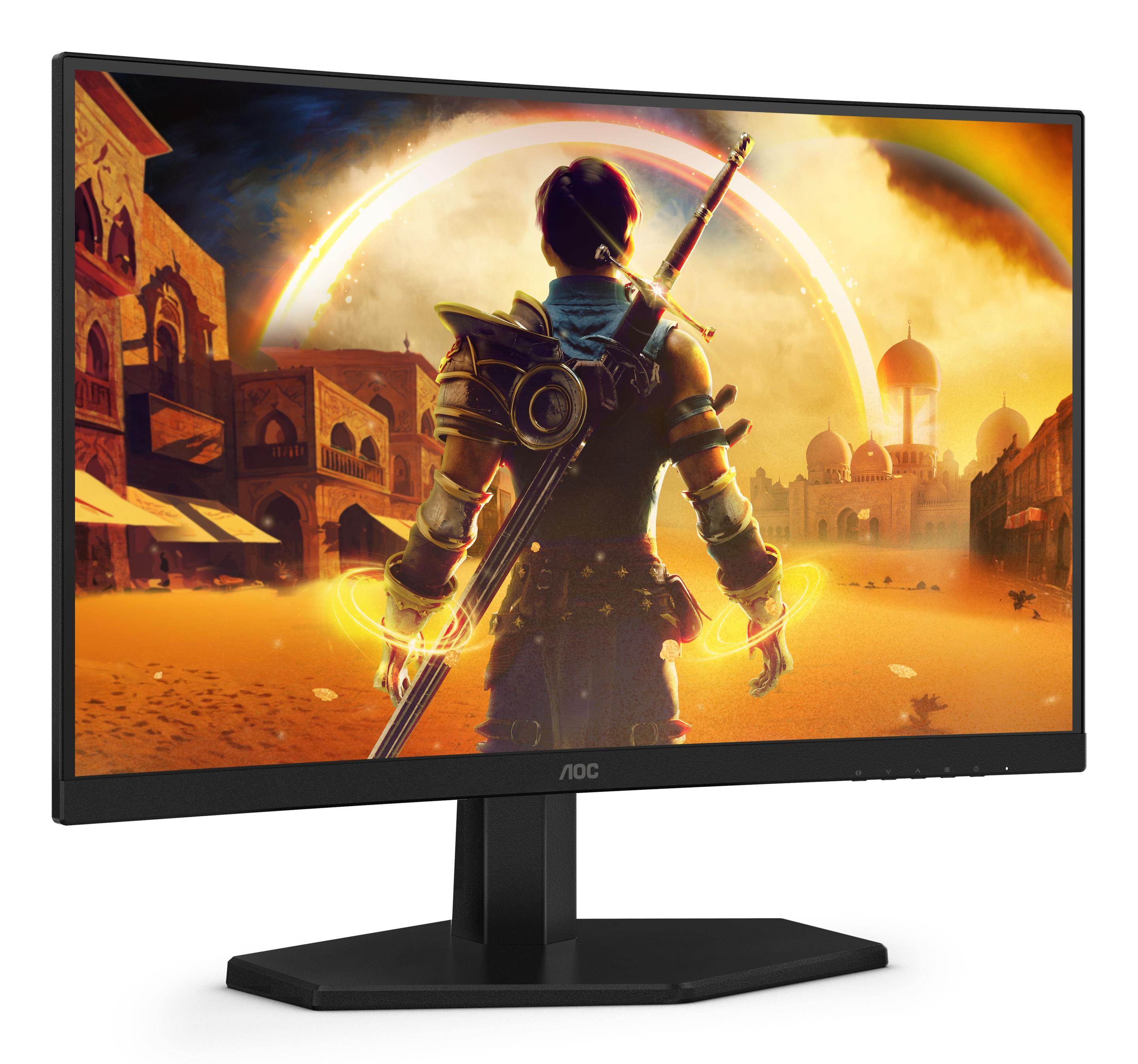 Monitor AOC C24G42E (23,6" - VA - 180 Hz - Preto e Vermelho) — miniatura 5