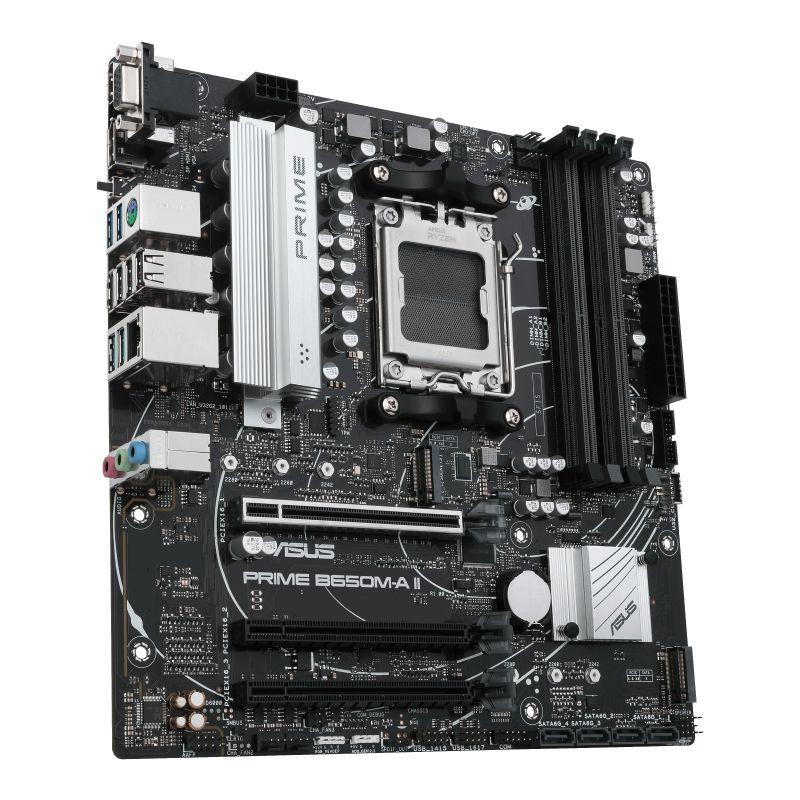 Motherboard ASUS PRIME B650M-A II-CSM (AM5 - AMD Ryzen 7000 Series - micro ATX - Preto) — miniatura 3