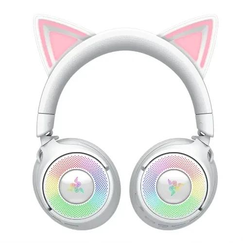 Headset Gaming RAZER Kraken Kitty V3 Pro (Binaural - Com fios e sem fios - Circum-aural - Branco) — imagem 1