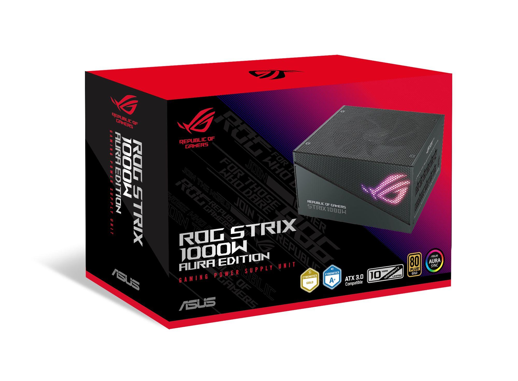 Fonte de Alimentação ASUS ROG Strix 1000G Aura Edition (ATX - 80 PLUS Gold - Totalmente modular - Preto), miniatura 11