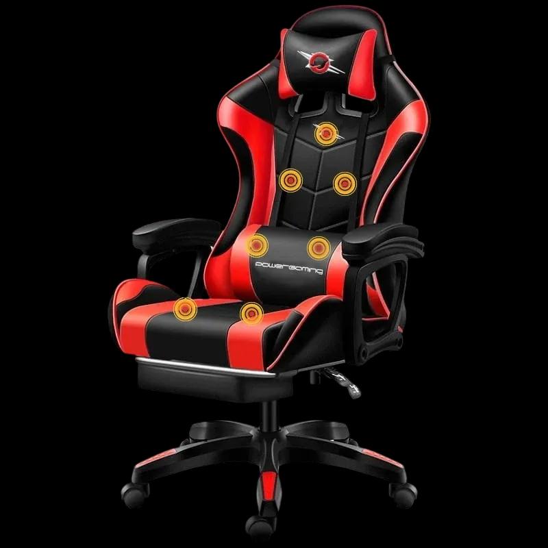 Cadeira Gaming POWERGAMING CGAMING813M7P-VM (Vermelho/Preto)