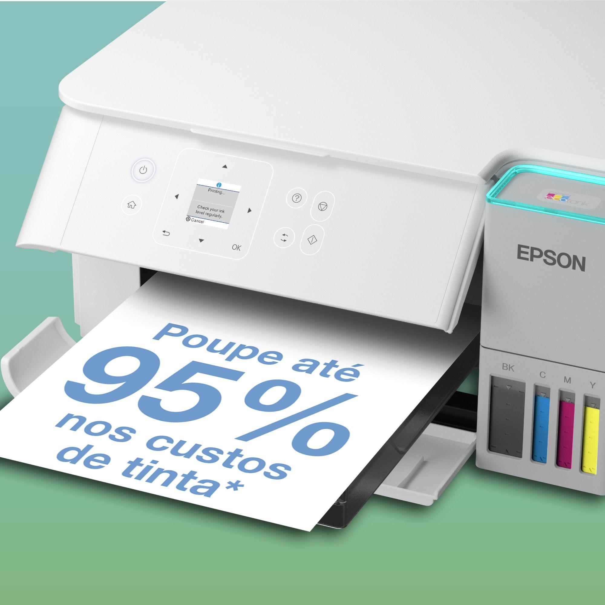 Impressora Multifunções EPSON EcoTank ET-2956 (A4 - Impressão a cores - 100 folhas - Branco) — miniatura 8