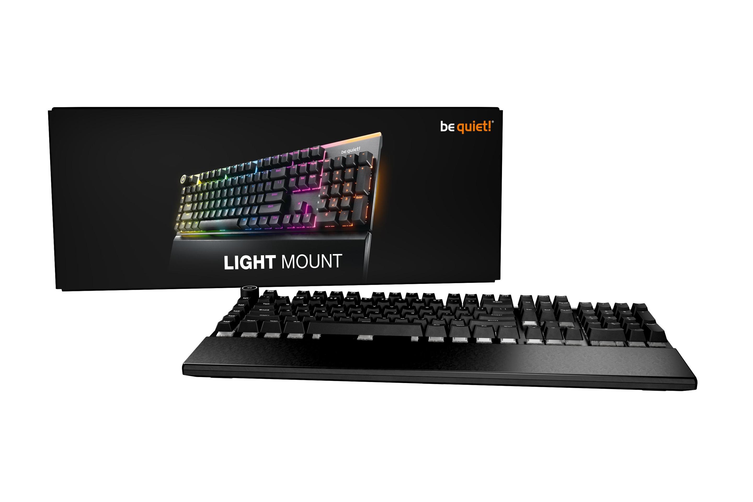 Teclado Gaming BE QUIET! Light Mount Silent Linear (Alemão - be quiet! Silent Linear - Tamanho completo - Preto) — miniatura 7