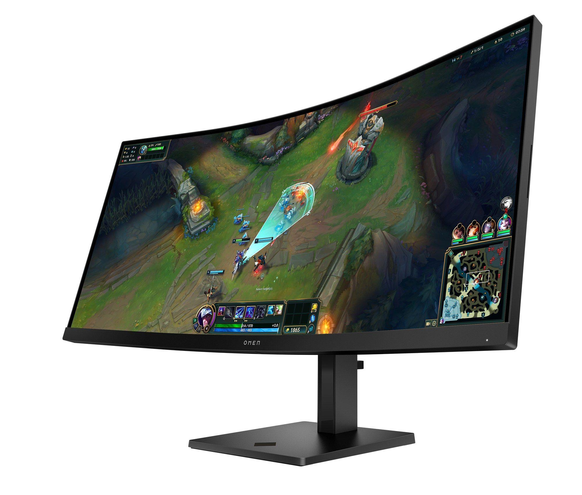 Monitor Gaming Curvo HP OMEN 34C G2 (34" - VA - 180 Hz - Preto), miniatura 4