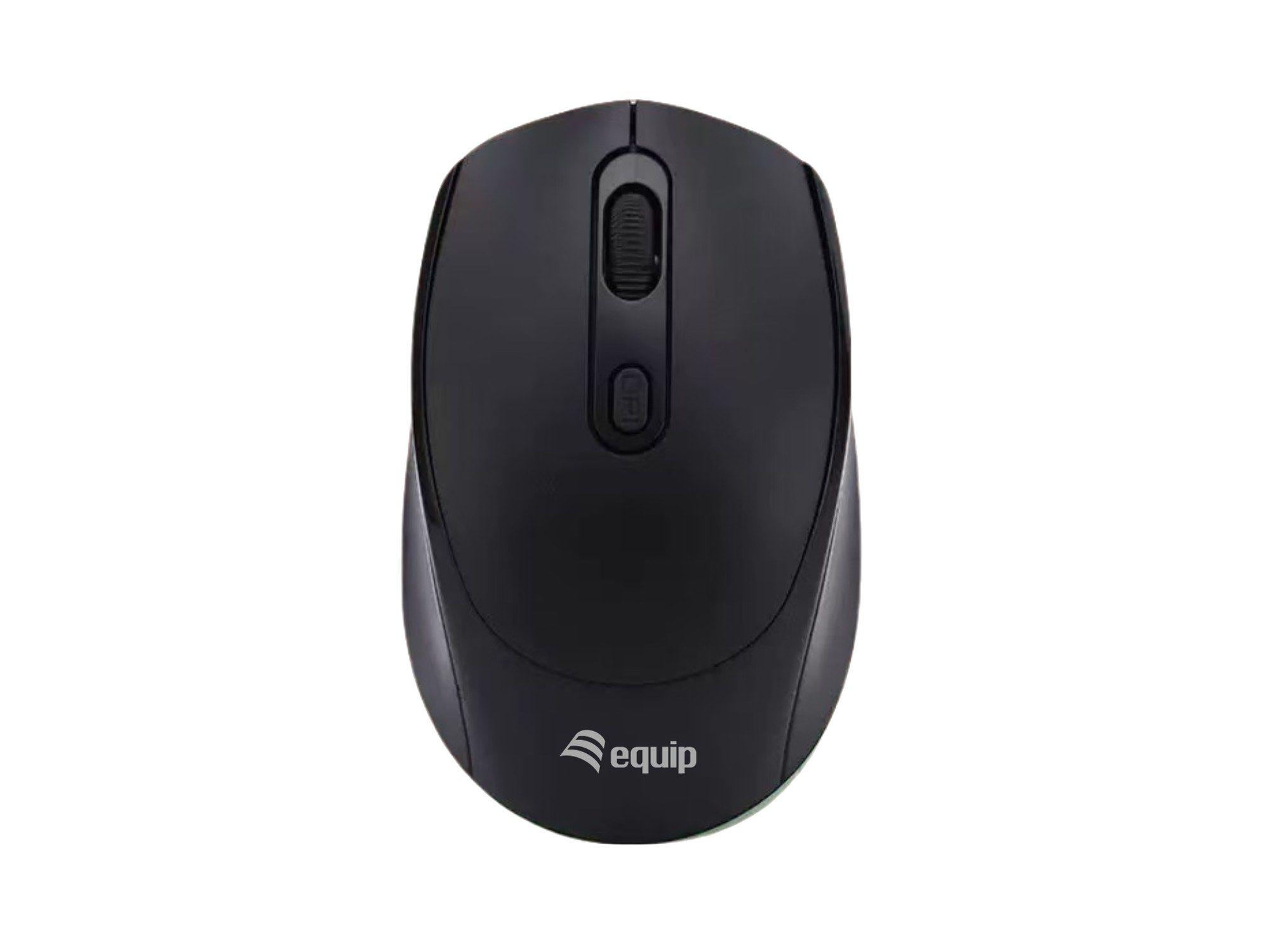 Rato EQUIP 245122 (Ambidestro - 1600 DPI - Ótico - Preto)