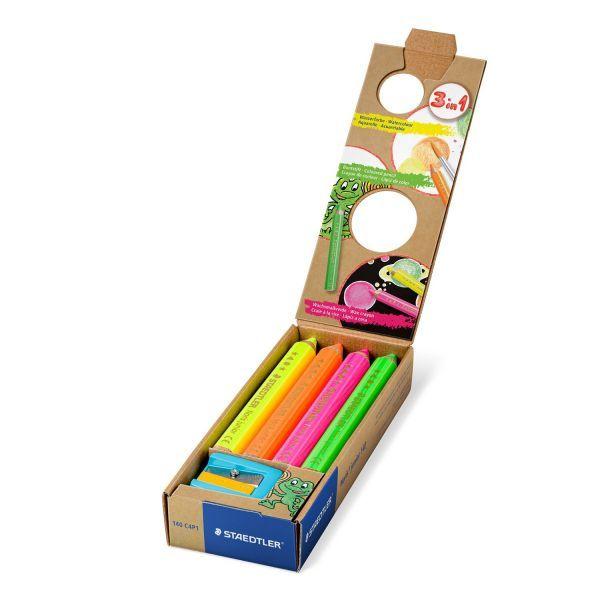 Lápis de Aguarela STAEDTLER Noris junior neon (Multicor) — miniatura 2