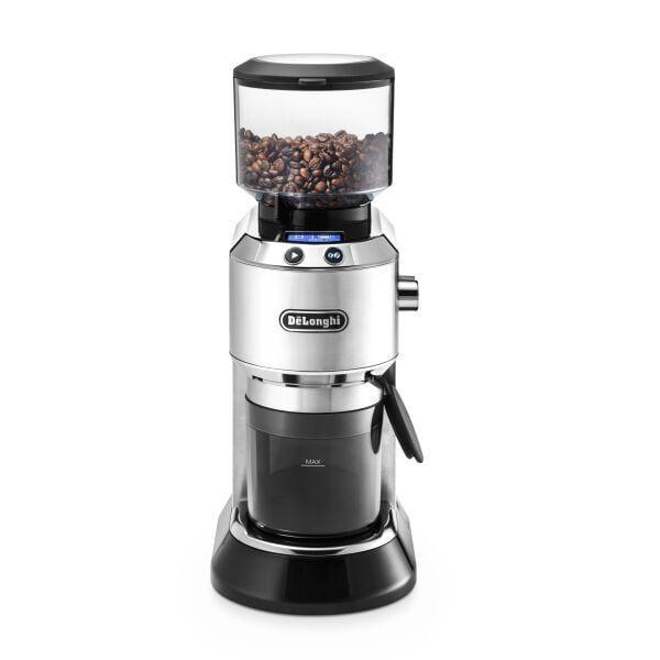Moinho de Café Elétrico DELONGHI Dedica KG 521.M (350 g - Altura 38,2 cm - Prateado)