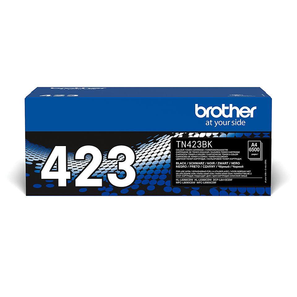 Toner BROTHER TN-423BK (6500 páginas - Preto)