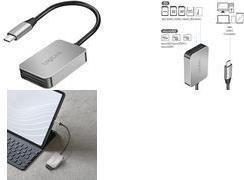 Leitor de Cartões LOGILINK CR0050 (USB-C 3.2 Gen 1 - Alumínio), miniatura 2