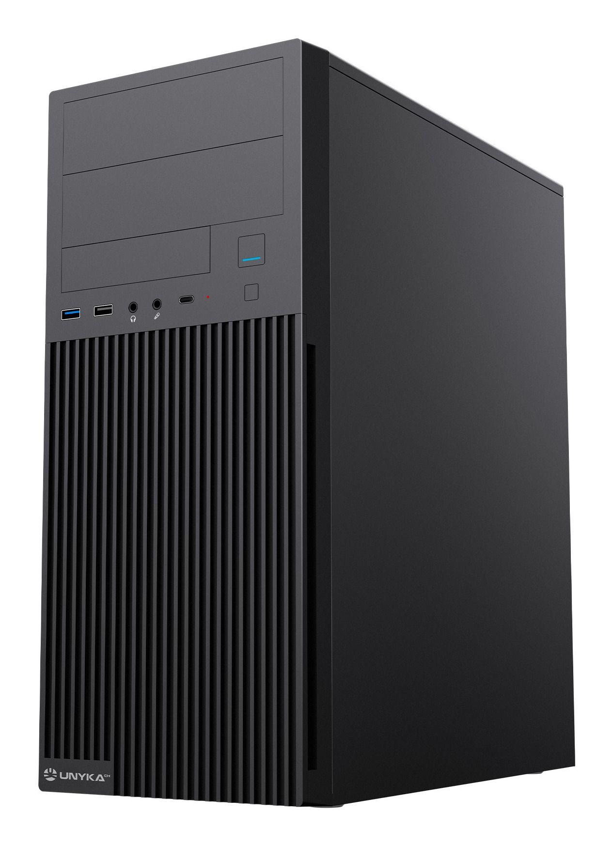 Caixa ATX UNYKA Aero C360 (ATX, Micro ATX, ITX - 500 W - 145 mm - Preto), miniatura 6