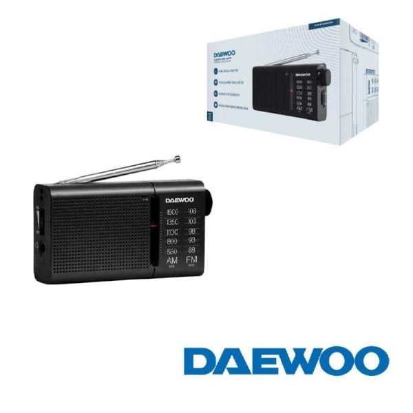 Rádio Portátil DAEWOO DW1119 (Jack de 3,5 mm - Preto), miniatura 2
