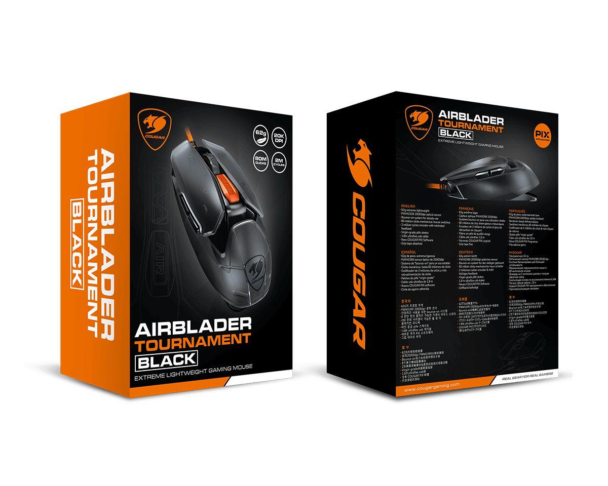 Rato COUGAR AirBlader Tournament (Mão direita - 20000 DPI - Ótico - Preto), miniatura 8